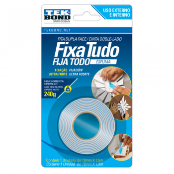 TEKBOND CINTA DOB.FAZ ESPUM 19MMX1.5MT