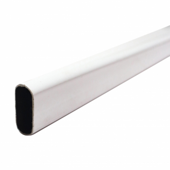 14-CAÑO OVAL P/PLACARD BLANCO