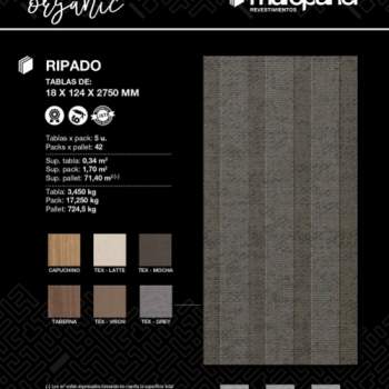 MUROP.ORGAN 124X18X2750XTIRA DISCONT TABERNA