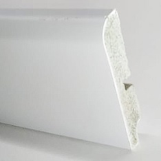 ZOCALO PVC 14X75 BLANCO NIEVE