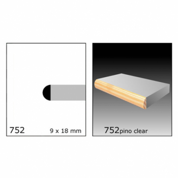 CLEAR TAPACANTO X TIRA 1/2X3/4 N752