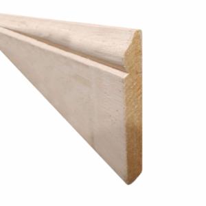 EUCALIPTO ZOCALO MOLD.3/4 X 4" METRO LINEAL