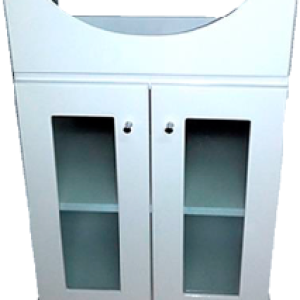 MUEB.BAÑO V500 2P VID BCO