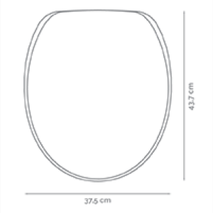 TAPA INODORO ITALIA 220 ARIEL PLASTICO