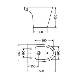 26-L.MARINA BHA1J B/BIDET 1AG FVA