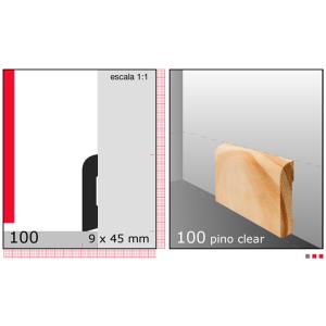 ZOCALO LISO 1/2"X2"X 3 METROS N100