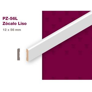 ZOCALO MDF PREPINTADO 9X56MMX2.75 MTS.  PZ-56L